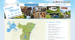Desktop Screenshot of camping-alsace.com